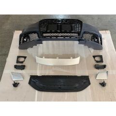 Audi A6 RS6 2015-2018  Uyumlu Yedek Parça Ön Tampon Set Krom Çerçeve