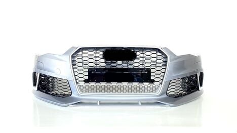 Audi A6 RS6 2015-2018  Uyumlu  Ön Tampon Set Krom Çerçeve
