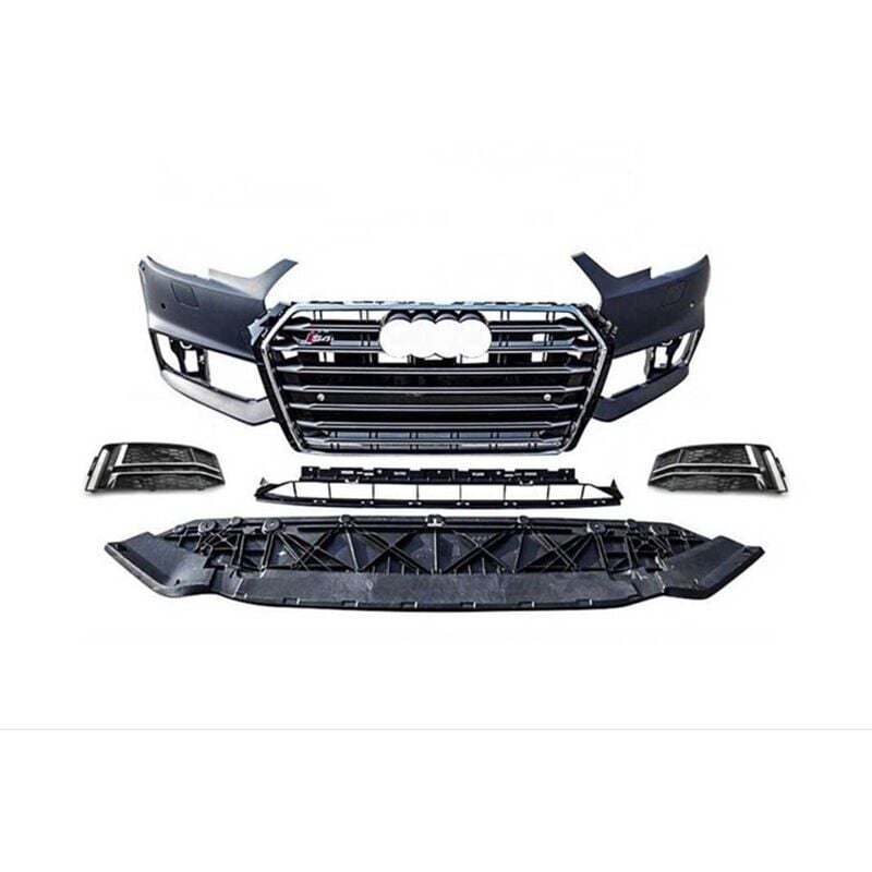 Audi A4 2016-2019  Uyumlu Yedek Parça S4 Ön Tampon Panjur Seti