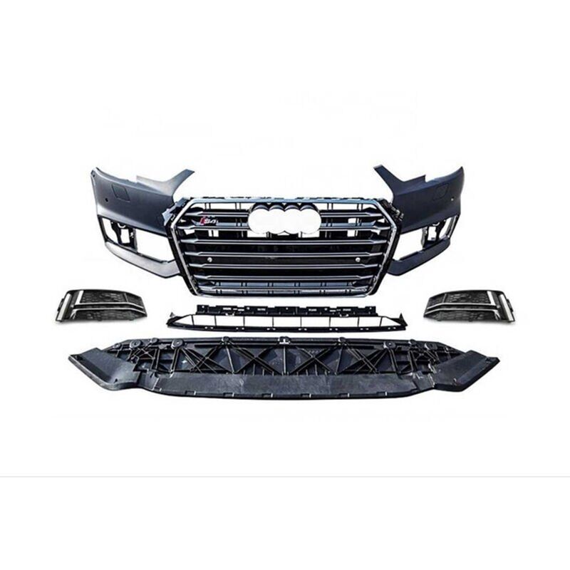 Audi A4 2016-2019  Uyumlu  S4 Ön Tampon Panjur Seti