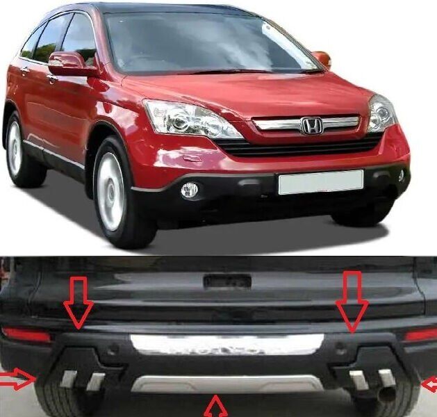 Honda Cr-v Uyumlu 2007-2009 Ön ve Arka Tampon Koruma