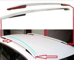 Volkswagen Tiguan 2008-2015 Uyumlu Yedek Parça OEM Tavan Çıtası / Gümüş