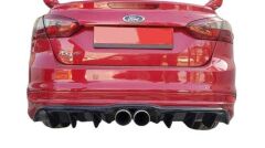 Ford Focus 3-3.5  Uyumlu Yedek Parça   Sedan Rs Style Plastik Arka Tampon Eki