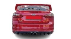 Ford Focus 3-3.5 Uyumlu Sedan Rs Style Plastik Arka Tampon Eki