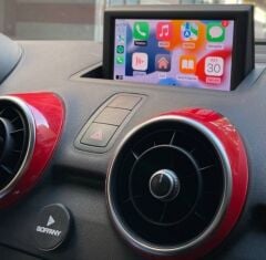 Audi A1 Orjinal Ekrana Carplay+And.Auto İnterface