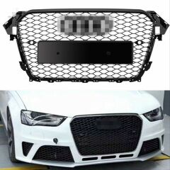 Audi A4 2012-2015 İçin Uyumlu Yedek Parça Panjur RS4 - Siyah