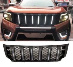 Nissan Navara NP300 2015-2020 Ledli Panjur Siyah