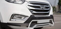 Hyundai iX35 2010+ Uyumlu Ön ve Arka Tampon Koruma Led