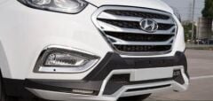 Hyundai iX35 2010+ Uyumlu Ön ve Arka Tampon Koruma Led