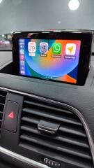 Audi Q3 Orjinal Ekrana Carplay+And.Auto İnterface
