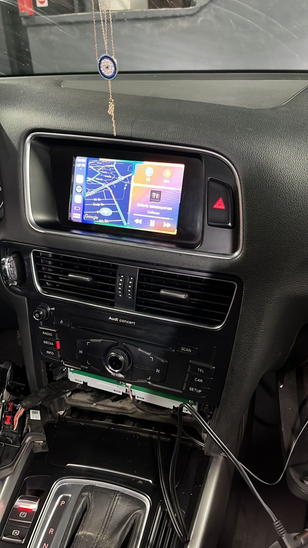 Audi Q5 Orjinal Ekrana Carplay+And.Auto İnterface