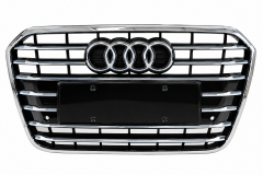 Audi A6 2012-2014 İçin Uyumlu Panjur S6 Siyah