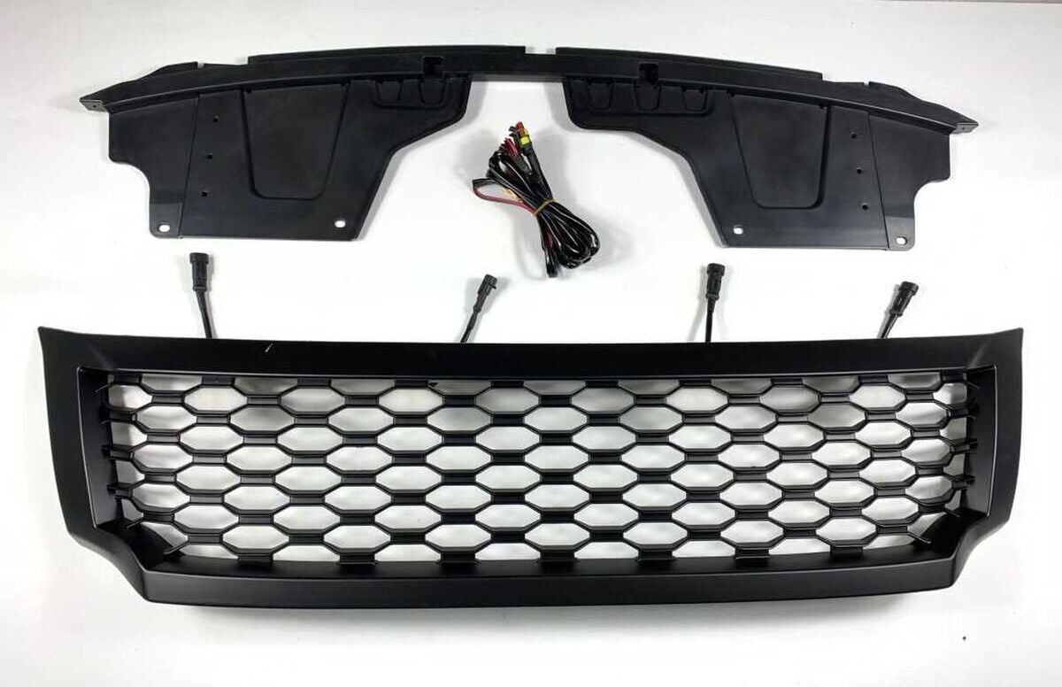 Nissan Navara NP300 2015-2020 Ledli Petek Panjur Siyah