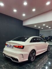 Audi A3 2013-2016 Rs3  Uyumlu Body Kit (Sedan)- Ön Arka Tampon & Panjur & Marşpiyel (Egzoz Dahil)