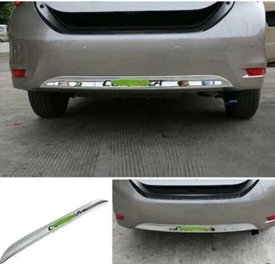Toyota Corolla 2013-2018 Uyumlu Arka Tampon Koruma Krom