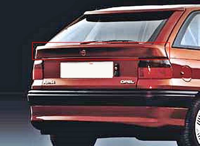 Opel Astra F Hb Uyumlu Yedek Parça Cam Ortası Anatomik Spoiler