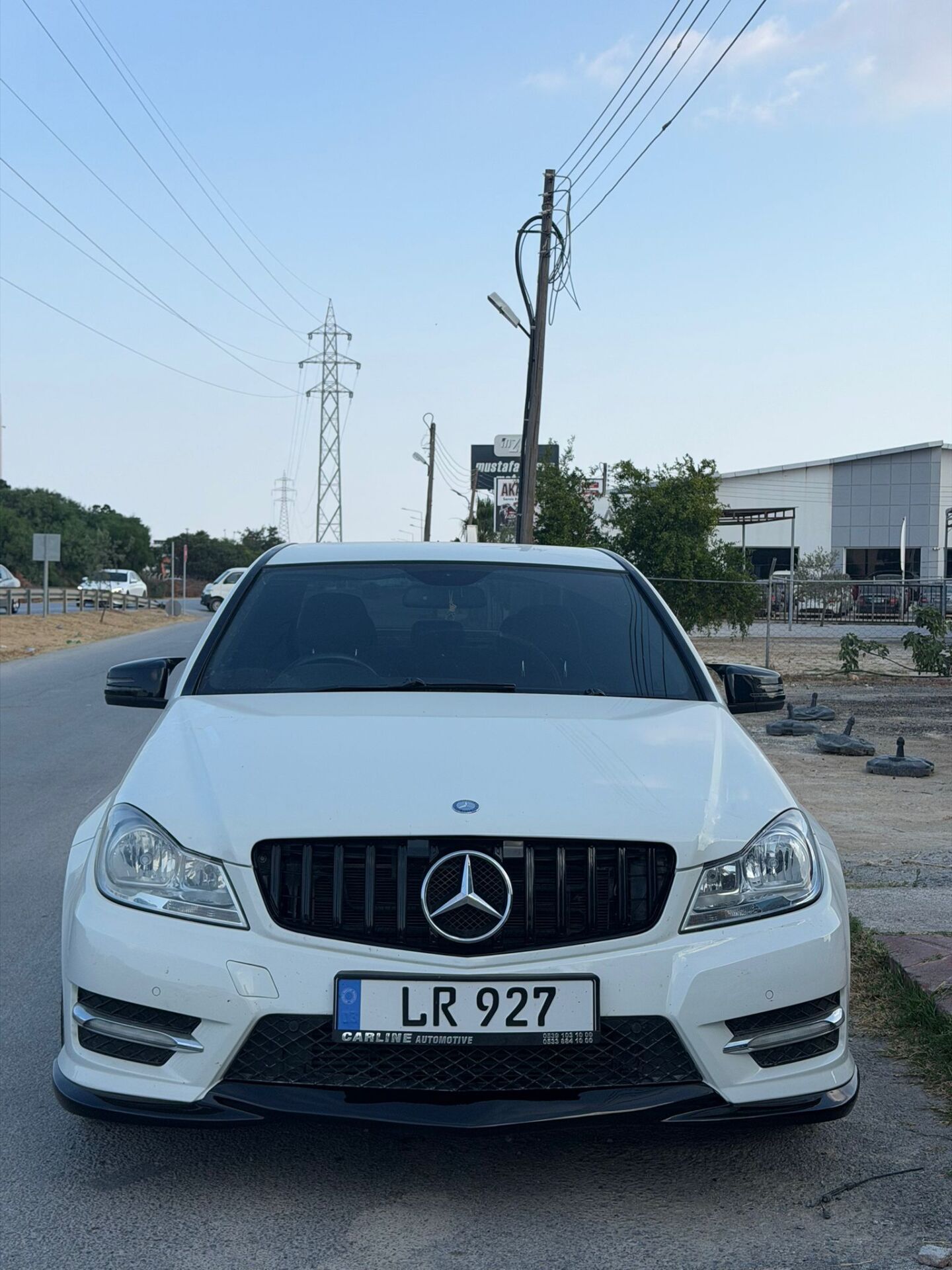Mercedes W204 2007-2014 Uyumlu Piano Black Batman Yarasa Ayna Kapağı