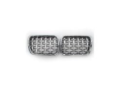 Bmw 3 Serisi E36 1997-1999 İçin Uyumlu Dıamond Panjur (Böbrek) Krom Çerçeve