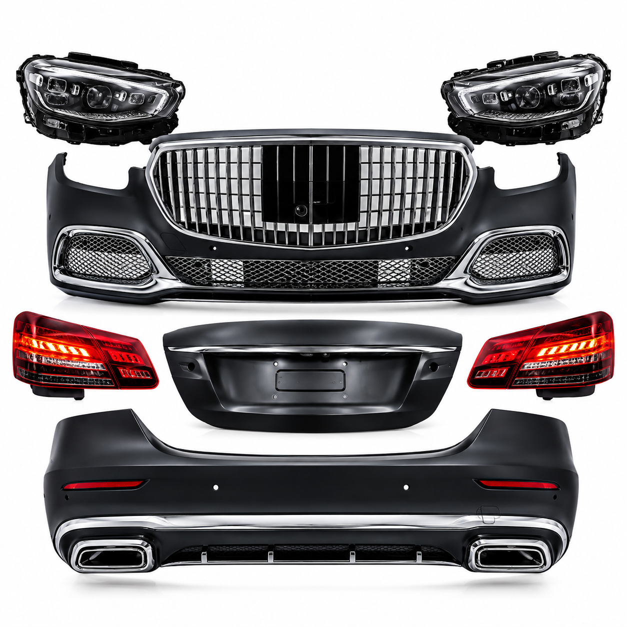 Mercedes W213  2016-2020 Uyumlu  2021-2023 Dizayn Maybach Dönüşüm Seti