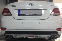 Hyundai Accent Blue Üniversal Arka Tampon Difüzör