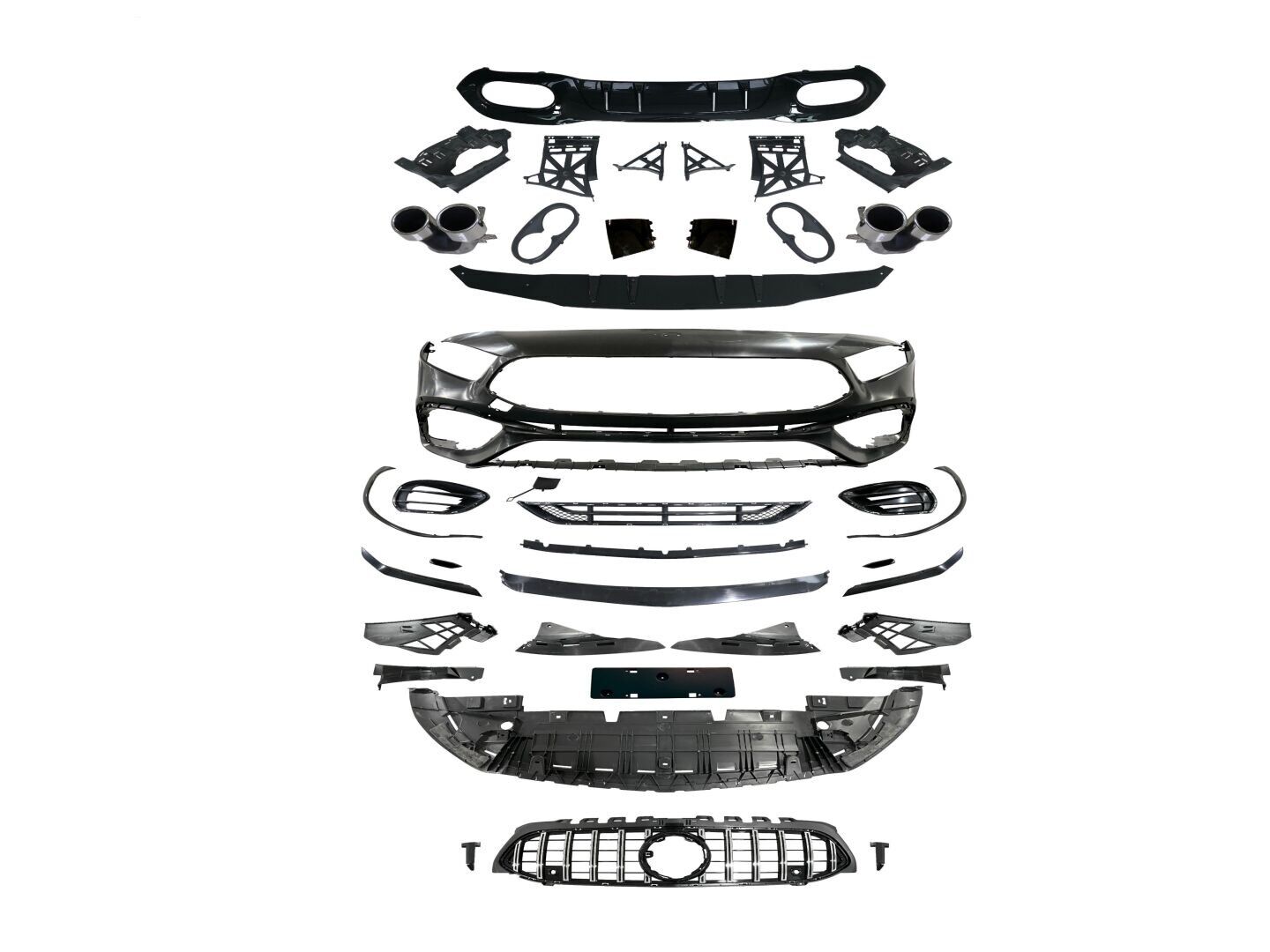 Mercedes W177 Sedan Uyumlu A45 Body Kit (Amg Tampon için)