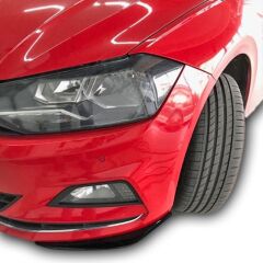 Volkswagen Polo 2018 Uyumlu Yedek Parça R Line 2 Parça Ön Lip Boyasız