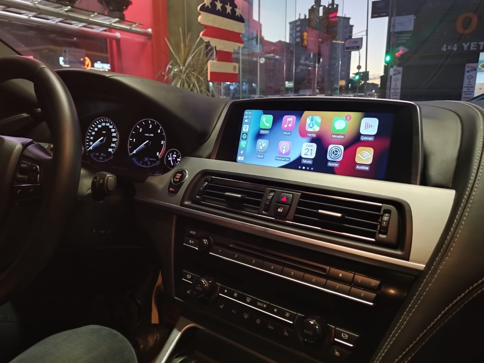 Bmw 6 Serisi Orjinal Ekrana Carplay+And.Auto İnterface