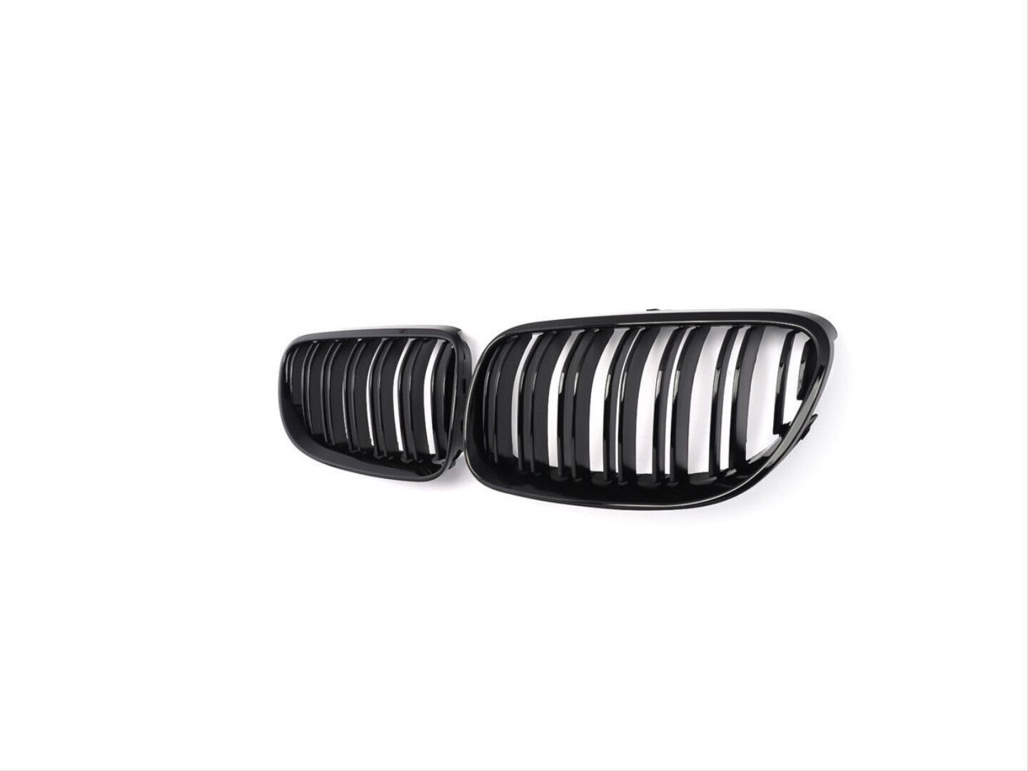 Bmw 3 Serisi E92 2010-2013 İçin Uyumlu M3 Görünüm Panjur (Cift Çizgi Böbrek) Pıano Black (Makyajlı Kasa)