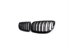 Bmw 3 Serisi E92 2010-2013 İçin Uyumlu M3 Görünüm Panjur (Cift Çizgi Böbrek) Pıano Black (Makyajlı Kasa)