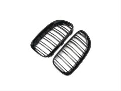 Bmw 3 Serisi E92 2010-2013 İçin Uyumlu M3 Görünüm Panjur (Cift Çizgi Böbrek) Pıano Black (Makyajlı Kasa)