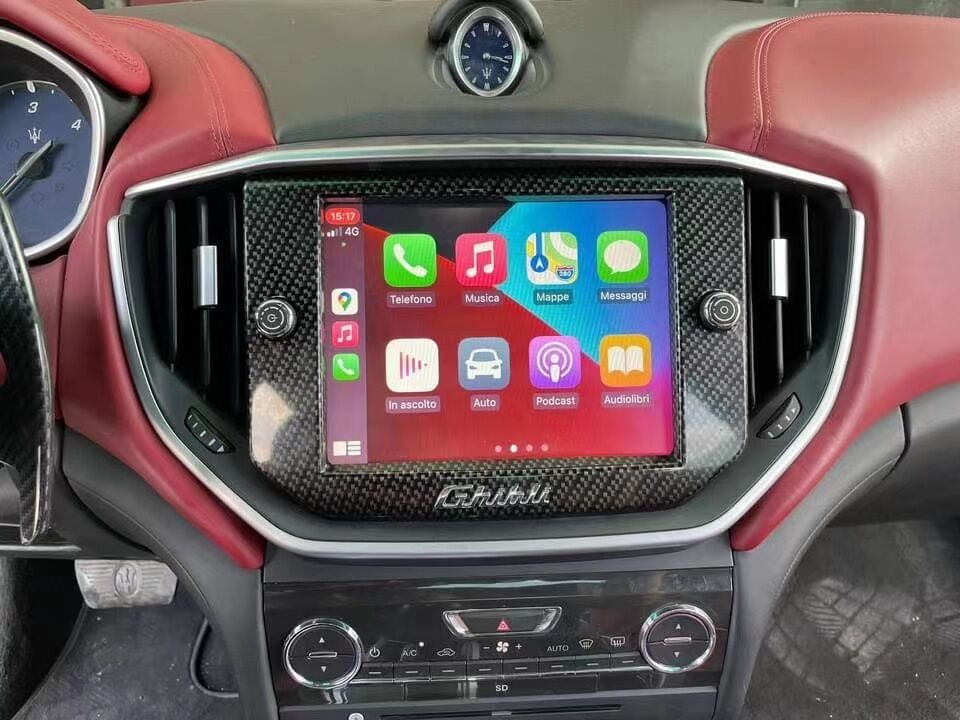Maserati Ghibli Orjinal Ekrana Carplay+And.Auto İnterface