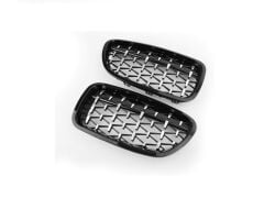 Bmw 5 Serisi F10 2010-2017  İçin Uyumlu Diamond Panjur (Böbrek)