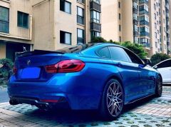 Bmw 4 Serisi 2015-2019 F36 Uyumlu  4 Kapı M4 Spoiler Parlak Siyah