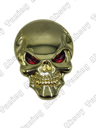 Kuru Kafa Bagaj Logosu Altın Sarısı 5×3.5 Cm