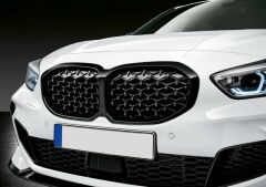 Bmw 1 Serisi F40 2019+ İçin Uyumlu Diamond Panjur (Böbrek)