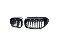 Bmw G30 2017+ İçin Uyumlu Diamond Böbrek - Piano Siyah