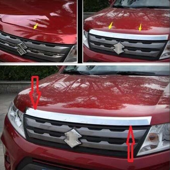 Suzuki Grand Vitara Uyumlu 2015 Sonrası Ön Kaput Koruma Krom