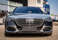 Mercedes W213 Yeni E Serisi Uyumlu Yedek Parça 2020+ Maybach Görünüm Body Kit (Siyah Sis Kapak)