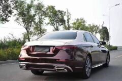 Mercedes W213 Yeni E Serisi Uyumlu Yedek Parça 2020+ Maybach Görünüm Body Kit (Siyah Sis Kapak)