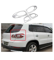 Volkswagen Tiguan 2008-2011 Uyumlu Arka Stop Çerçevesi / ABS Krom