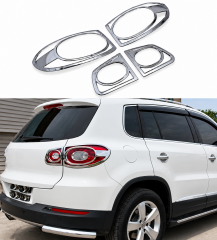 Volkswagen Tiguan 2008-2011 Uyumlu Arka Stop Çerçevesi / ABS Krom