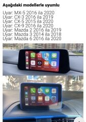 Mazda Orjinal Ekrana Carplay+And.Auto İnterface