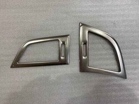 Hyundai Elantra 216-2019 Menfez Kaplama Silver Paslanmaz Çelik