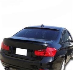 Bmw 3 Serisi F30 Uyumlu Cam Üstü Spoiler- Piano Black (Parlak Siyah)