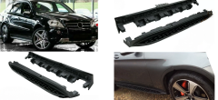 2012-2017 Mercedes ML W166 Yan Basamak OEM Style Siyah