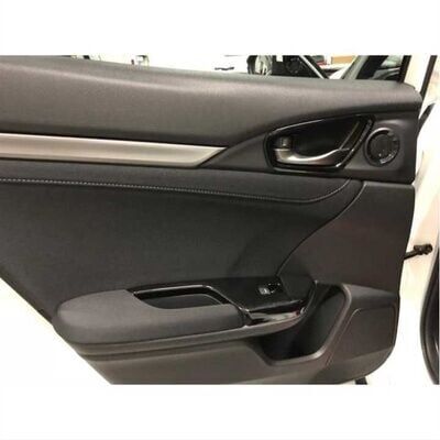 Honda Civic Fc5 Uyumlu  2016-2020 İç Kapı Kolu Çerçevesi Piano Black İnce