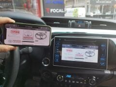 Toyota Hilux Orjinal Ekrana Carplay+And.Auto İnterface