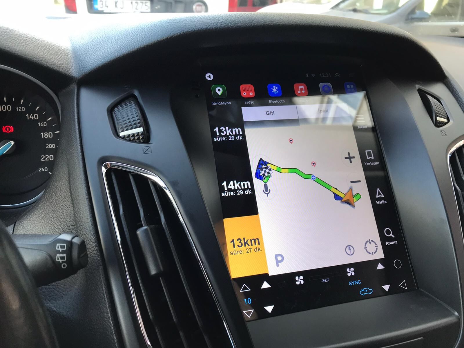 FORD FOCUS 3-4 2015/2019 TESLA MULTİMEDYA CARPLAY 6+64GB