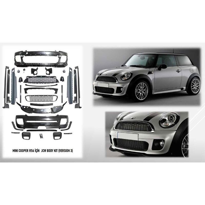 Mini Cooper 2007-2013 Uyumlu Yedek Parça Jcw Body Kit Version 3