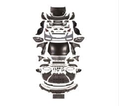 Mercedes W221 Uyumlu Yedek Parça W222 Yükseltme Maybach Body Kit